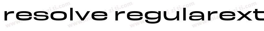resolve regularext字体转换